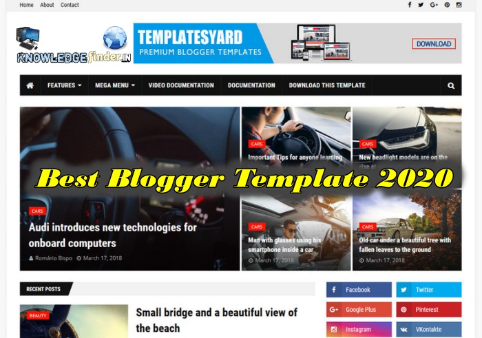 free blogger templates 2020|Blog me Kounsa Template lagaye!