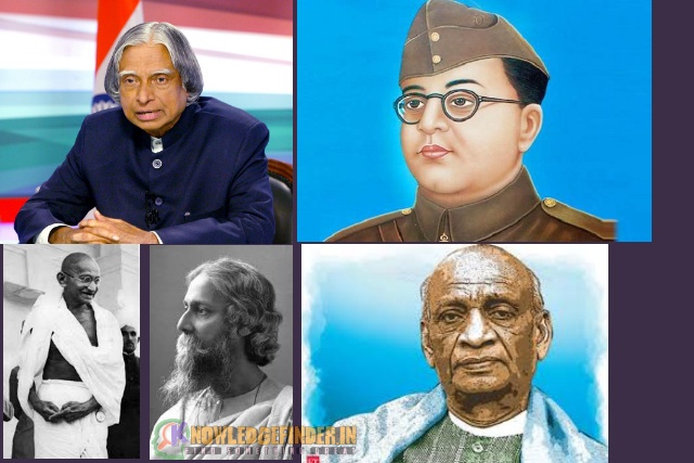 भारत के कुछ महान हस्तियों के नाम और उनके बारे में कुछ बाते|Some great men of India and their name.