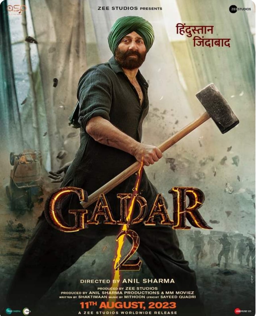 Gadar 2 releasing in cinemas on 11th August 2023