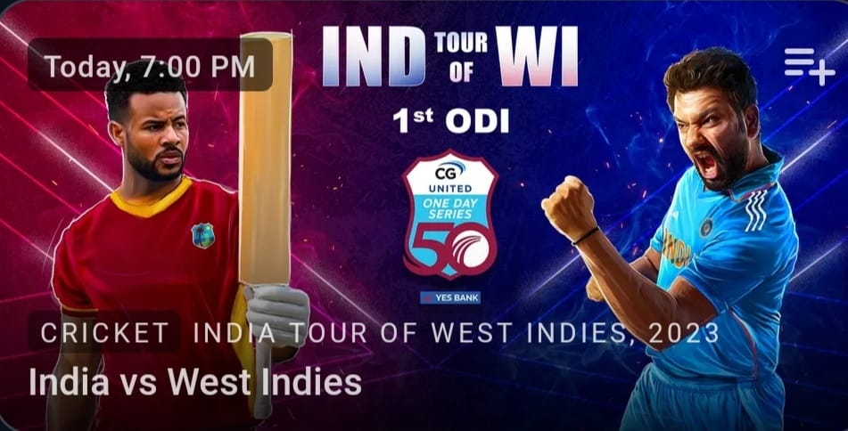 India vs West Indies 1St ODI Preview